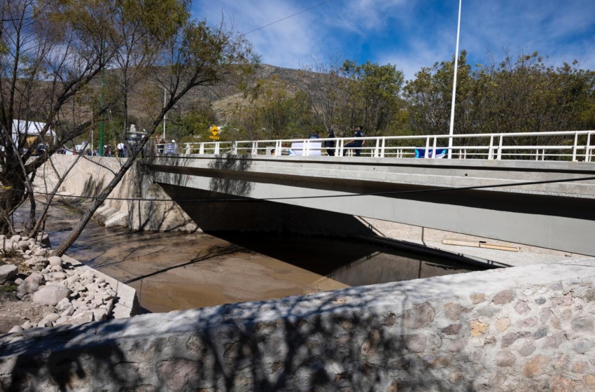  Entregan nuevo puente vehicular en Nogales, Tolimán, con inversión de 26.5 mdp