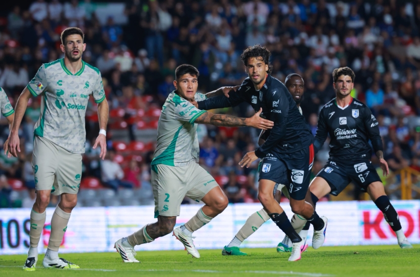  Gallos empata 2-2 ante Santos en partido marcado por decisiones arbitrales