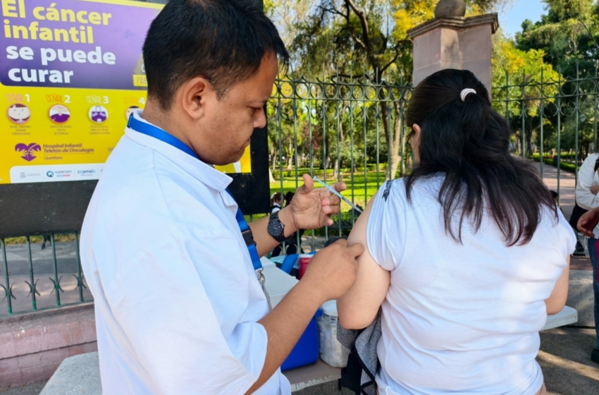  SESA reporta 92% de avance en vacunación contra influenza en Querétaro