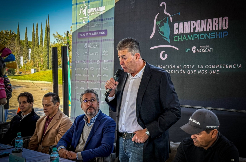 Presentan Campanario Championship 2026 by Hospital Moscati; apuestan por experiencia premium e integración familiar