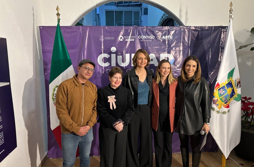  Inaugura Ana Paola López Birlain en CDMX la exposición “La ciudad imaginada”