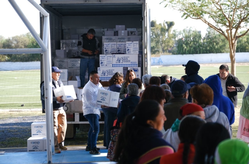  Refuerzan apoyo alimentario a familias vulnerables en Corregidora