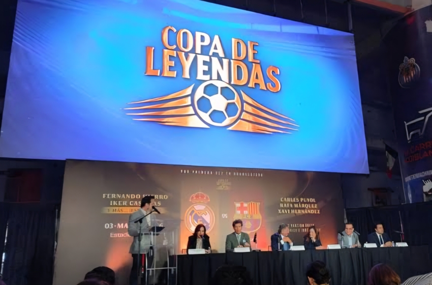  Real Madrid y FC Barcelona disputarán la primera Copa de Leyendas en el Estadio Akron
