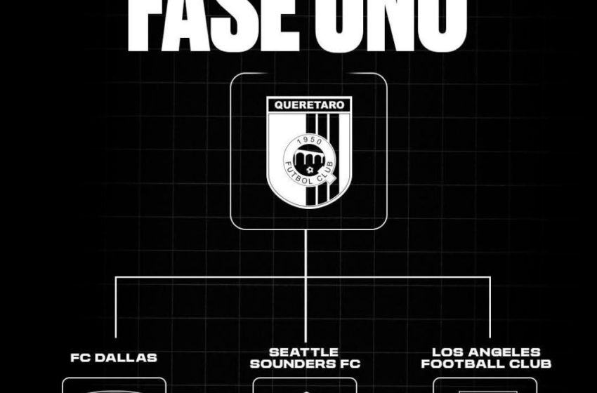  Querétaro presenta su calendario de partidos para la Leagues Cup 2026; jugará en territorio estadounidense