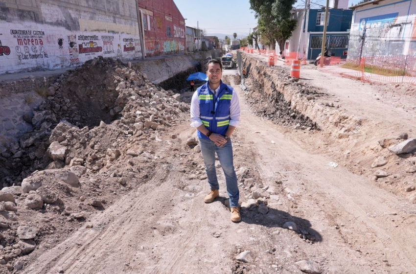  Obra pluvial en calle Obreros alcanza 35% de avance y busca reducir hasta 70% las inundaciones