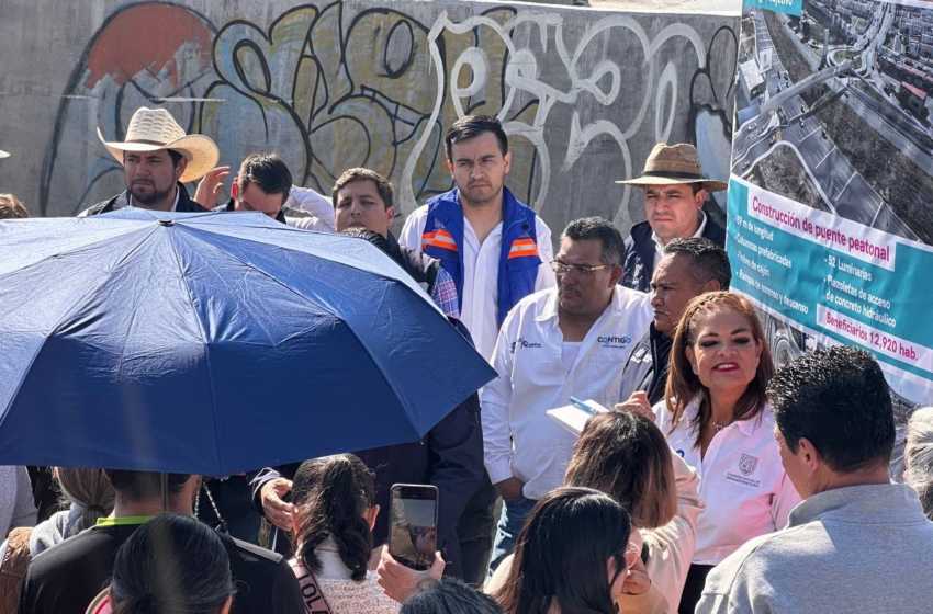  Se prepara puente peatonal con valor de 15.5 MDP en Anillo Fray Junípero Serra