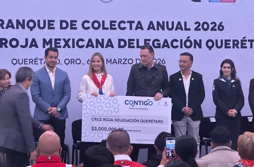  Arranca colecta anual de Cruz Roja en Querétaro; buscan superar los 4 millones de pesos