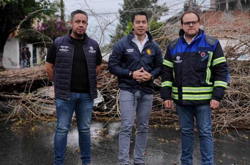  Felifer Macías anuncia saldo blanco en la capital tras lluvias del sábado