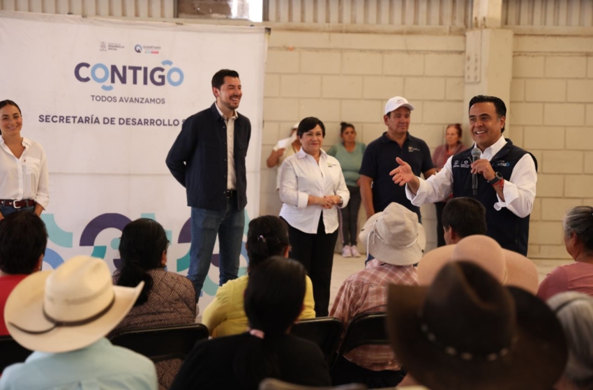  Llevan apoyos alimentarios y servicios de salud a Tequisquiapan