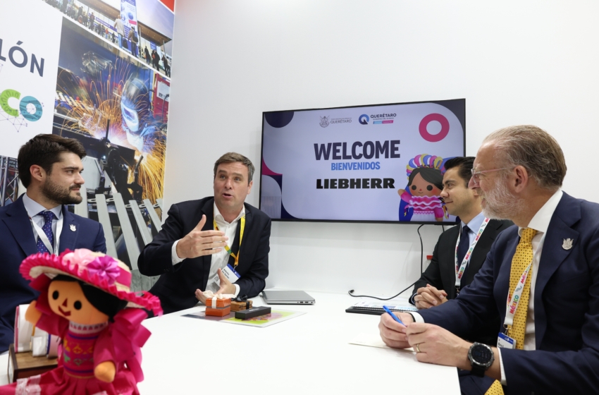  Liebherr proyecta nueva inversión en Querétaro con centro de mantenimiento de grúas