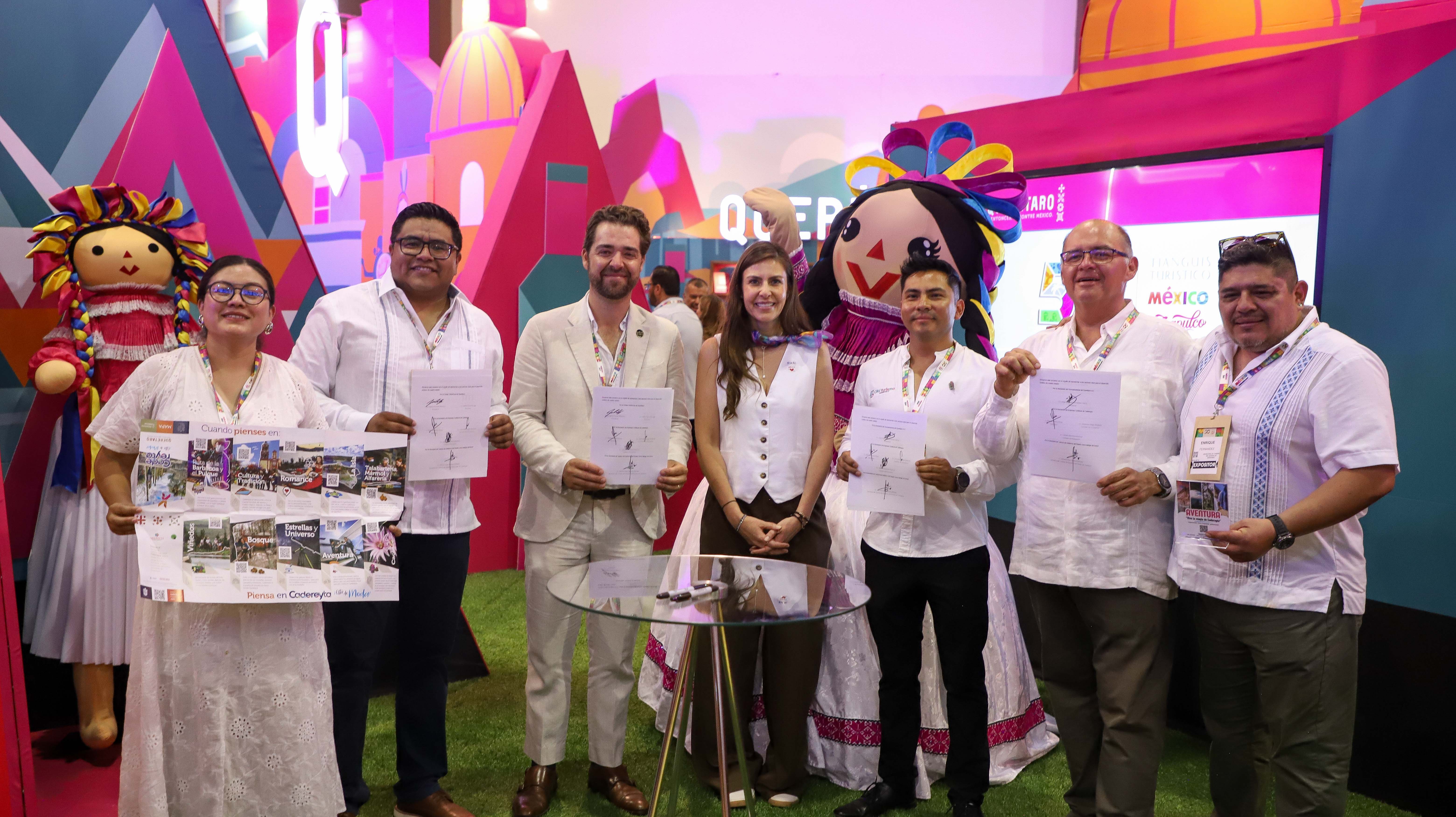  Querétaro fortalece su sector turístico con alianzas en el Tianguis Turístico
