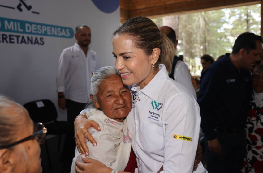  Car Herrera inicia el reparto de Despensas 2026 del DIF estatal en Pinal de Amoles