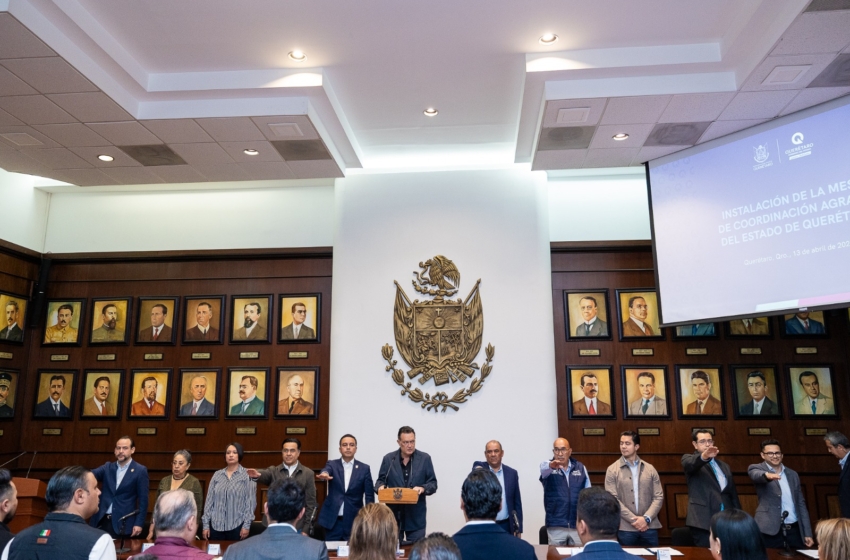 Querétaro instala Mesa de Coordinación Agraria para fortalecer gobernabilidad y certeza jurídica