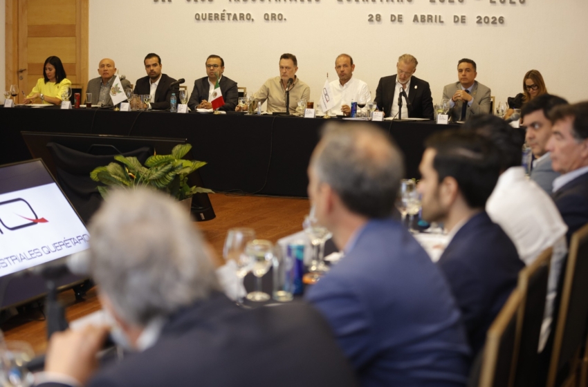  Kuri dialoga con industriales para fortalecer el desarrollo económico de Querétaro