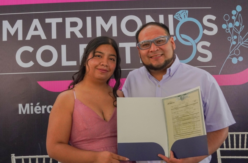 Corregidora celebra Matrimonios Colectivos 2026; 56 parejas formalizan su unión