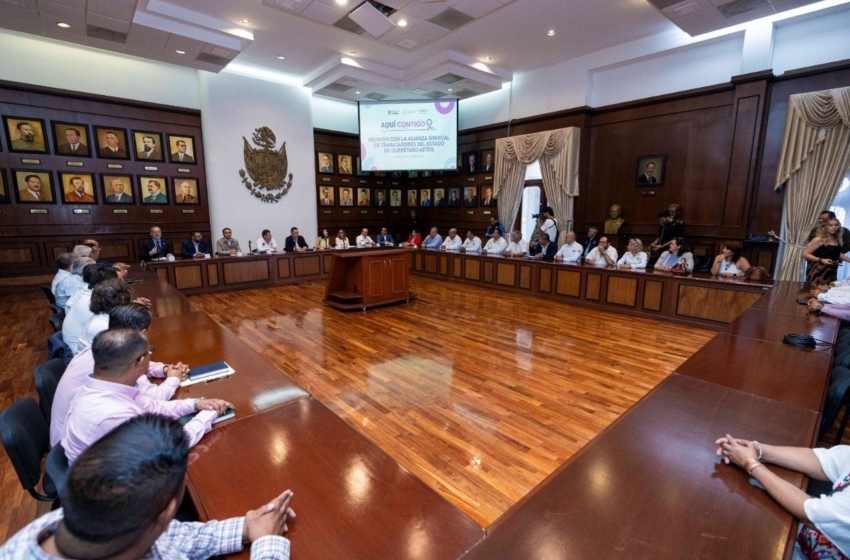  Gobierno de Querétaro refuerza diálogo con sindicatos para impulsar estabilidad laboral