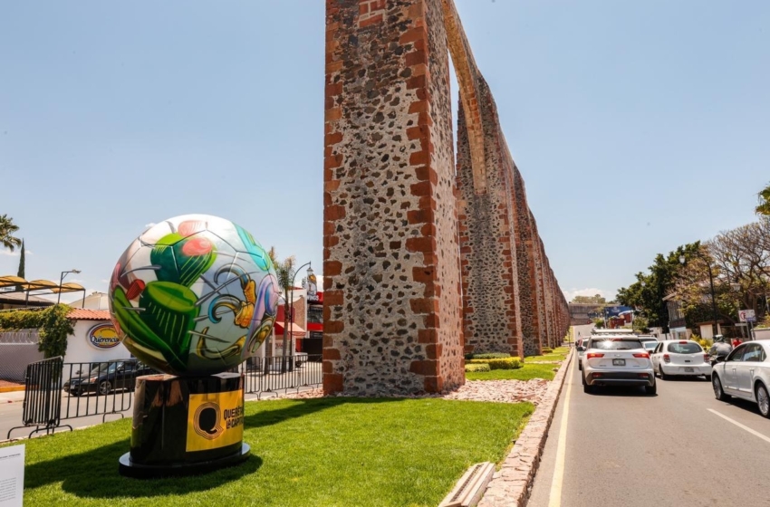  Calzada de los Arcos se convierte en galería a cielo abierto con exposición futbolera