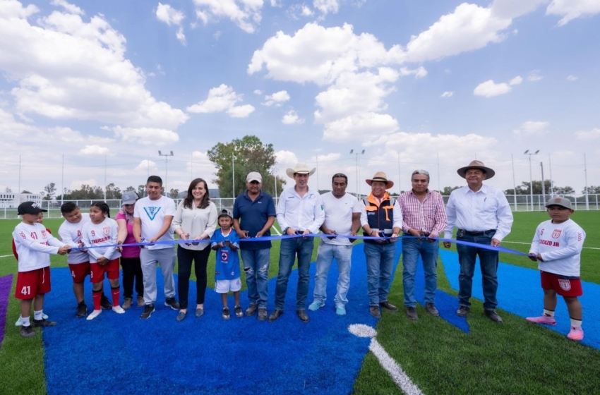  Entregan primera etapa de unidad deportiva de la UAQ en Amazcala