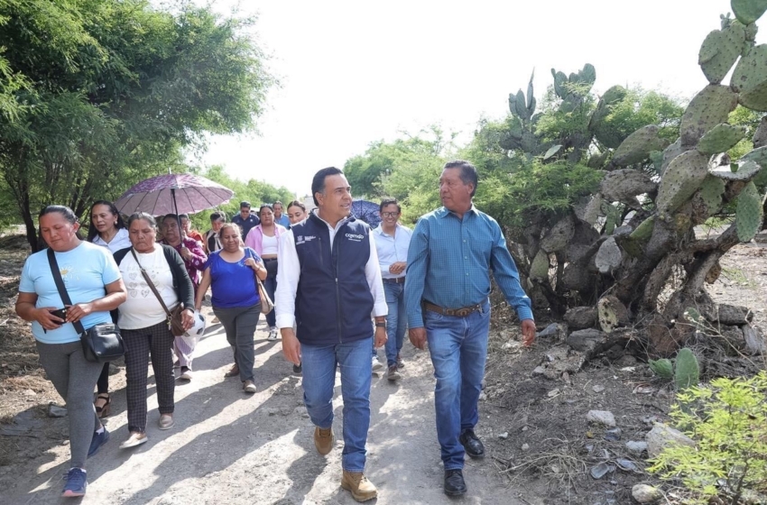  Luis Nava refuerza cercanía con familias de Montenegro y promotores de la paz