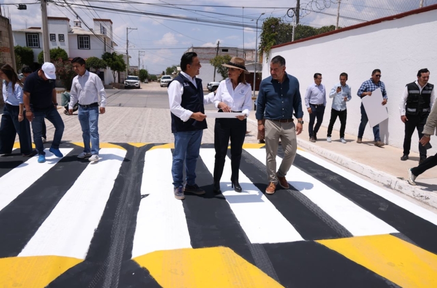  Entrega Luis Nava calle en Tequisquiapan con inversión de 3.2 mdp