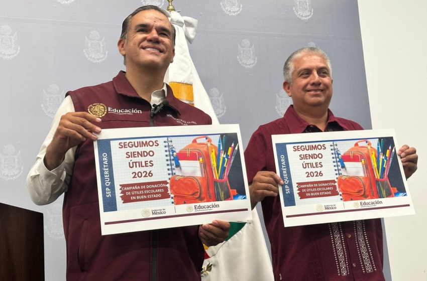  “Seguimos siendo útiles” busca beneficiar a más de 3,700 estudiantes en Querétaro