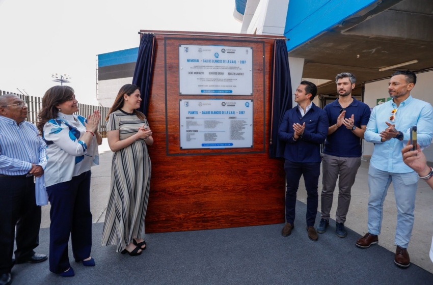  Encabeza Felifer homenaje a los Gallos Blancos de 1987 con memorial en Querétaro