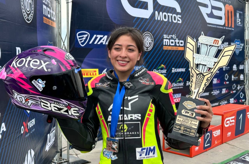  “Trabajo mental fue clave”: Karol Bezie tras conquistar su primera victoria del IWIFIMLA del Campeonato GS Motos