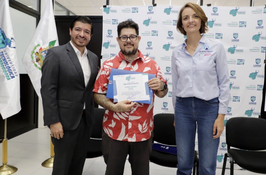  Inaugura Ana Paola López Birlain el mural “Convergencia” en la UTC