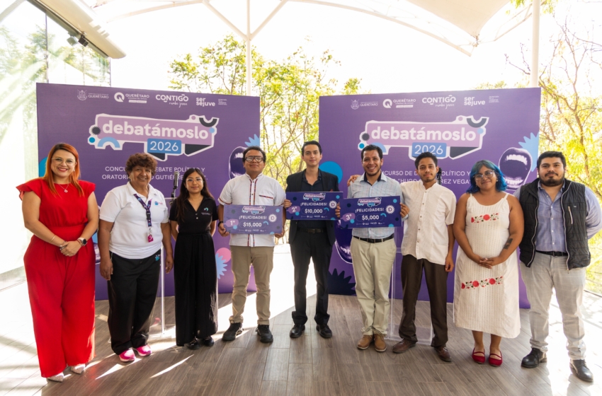  Jóvenes queretanos fortalecen sus habilidades de oratoria y debate en certamen estatal