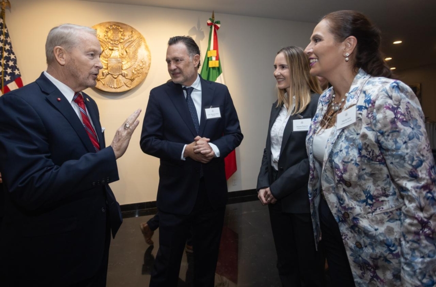  Mauricio Kuri destaca cooperación con EU en innovación y desarrollo aeroespacial