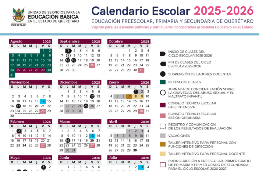  Querétaro mantendrá sin cambios el calendario escolar 2025-2026: Martha Soto