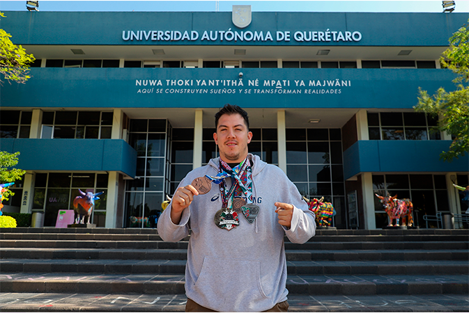  Atleta de la UAQ representará a México en Juegos Centroamericanos y Panamericanos