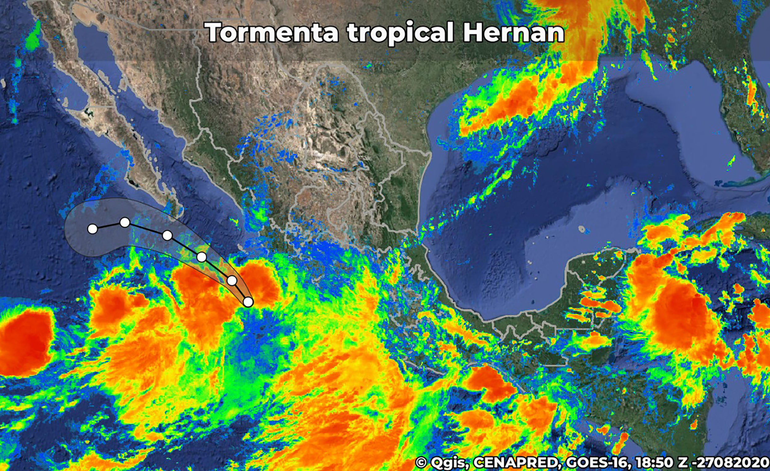  Gobierno de México llama a reforzar medidas preventivas por la depresión tropical Dos-E