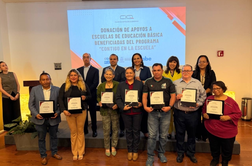  Club de Industriales realiza donativo para fortalecer la educación en Querétaro