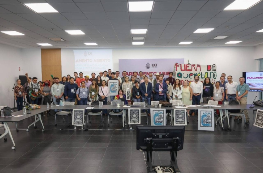  Morena promete incorporar propuestas ciudadanas a la nueva Ley de Aguas de Querétaro
