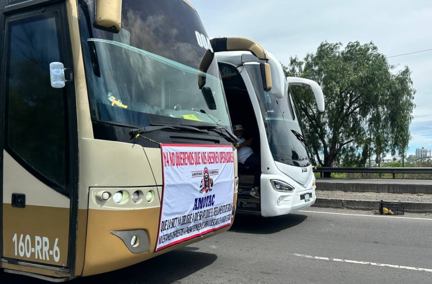  Gobierno de Querétaro se reunirá con AMOTAC tras manifestación en la Carretera 57
