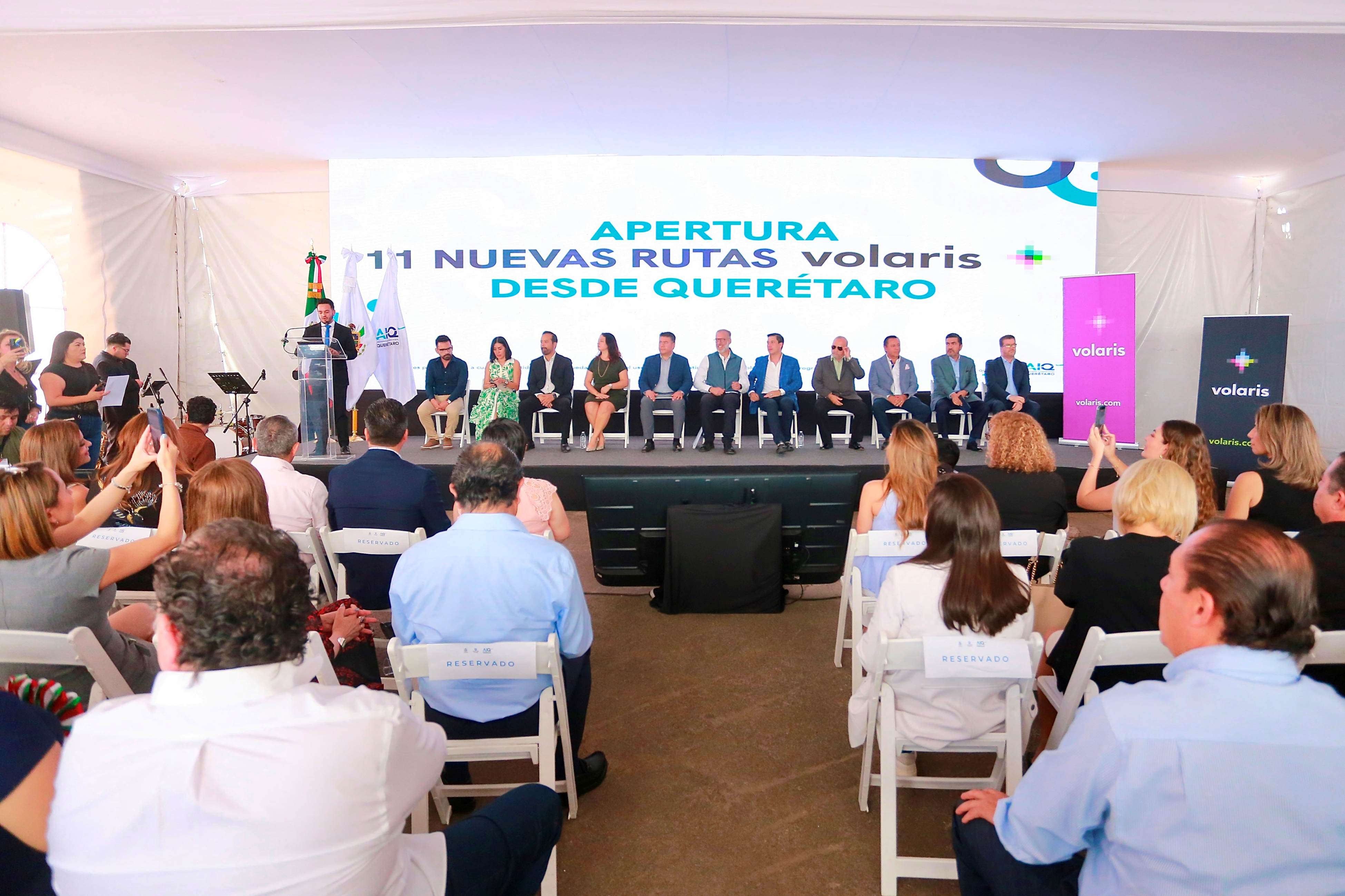  Volaris abrirá 11 nuevas rutas desde Querétaro; AIQ proyecta ampliación de su terminal