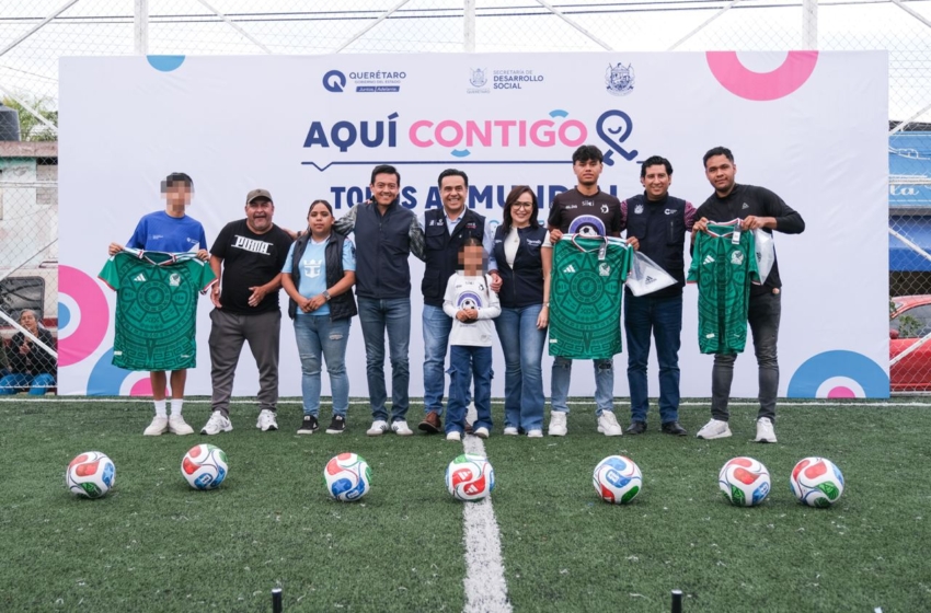  Inician torneo “Todos al Mundial Contigo” para promover deporte y convivencia en Querétaro