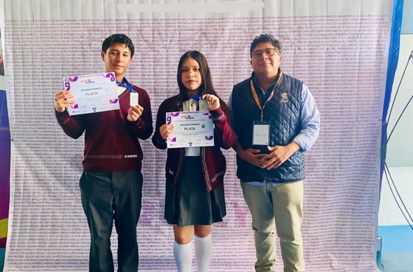  Estudiantes de COBAQ Cadereyta ganan medalla de plata en concurso iberoamericano de ciencia y tecnología