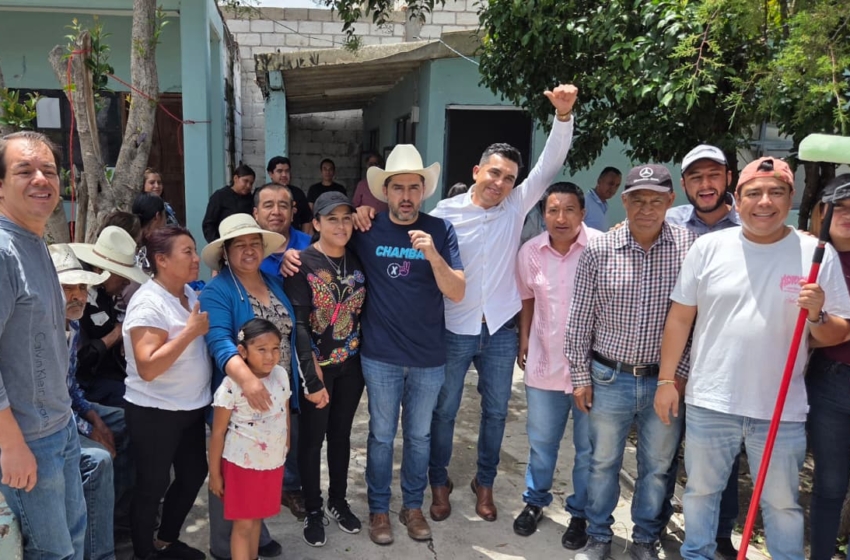  Agustín Dorantes encabeza rehabilitación de aula comunitaria en Los Benitos