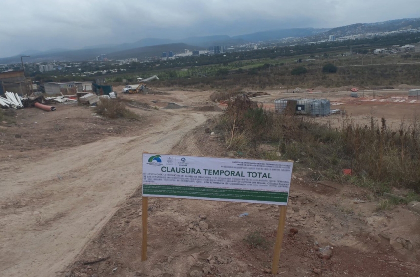  Clausura PEPMADU obras de desarrollo inmobiliario en la zona norte de Querétaro por falta de autorización ambiental