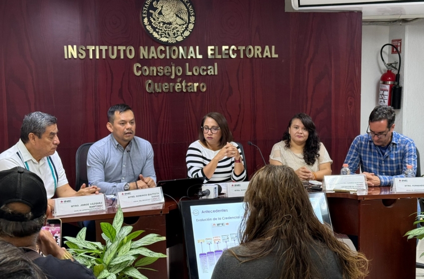  INE Querétaro presenta nueva Credencial para Votar con mayores medidas de seguridad e inclusión