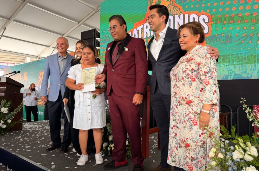  El Zona Fest se convirtió en altar mundialista; 174 parejas dieron el “sí” en Querétaro