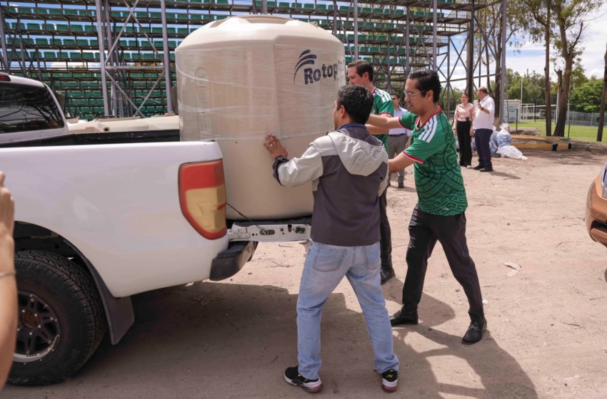  Entrega Chepe Guerrero 690 tinacos para fortalecer el acceso al agua en Corregidora