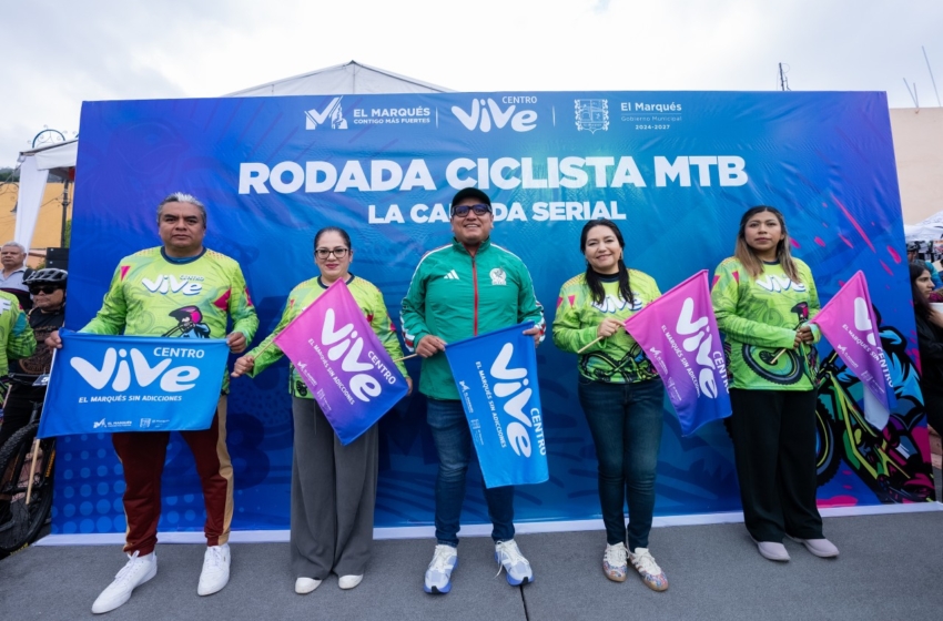  Más de 600 ciclistas participan en la primera rodada MTB de El Marqués