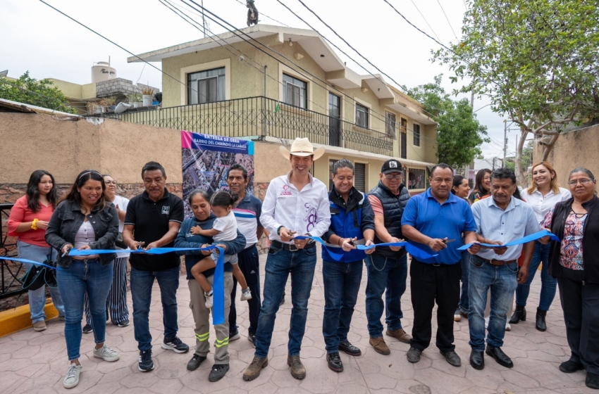  Invierten más de 23 millones de pesos en obras pluviales y viales en La Cañada