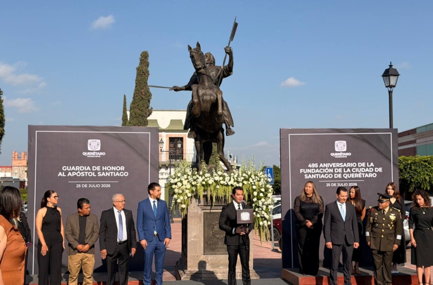 “El diálogo fue la base fundacional de Querétaro”: Felifer Macías en el 495 aniversario de la ciudad
