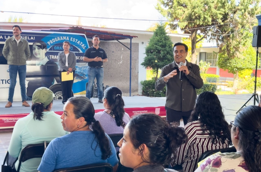  Transporte escolar brinda seguridad a jóvenes de SJR y Tequis: Luis Nava