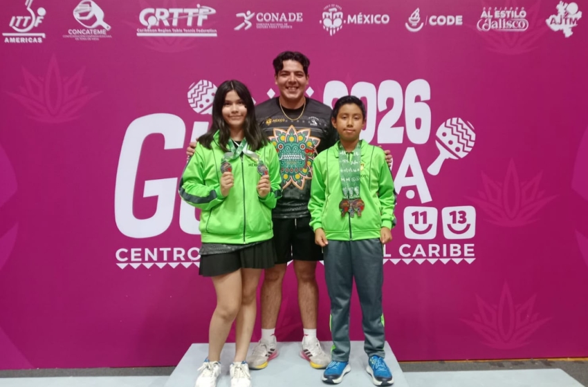  Queretana conquista dos medallas de plata en Centroamericano de Tenis de Mesa