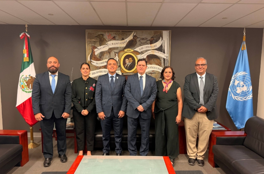  Presenta Querétaro ante representación de México en la ONU modelo de atención a migrantes
